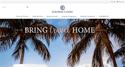 Desktop Screenshot of colonialcandle.com